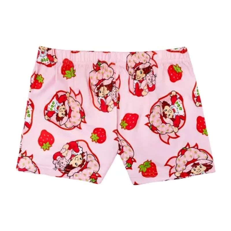 Little & Big Kid Girls Strawberry Shortcake V-Neck Short Sleeve 2-pc. Pajama Set