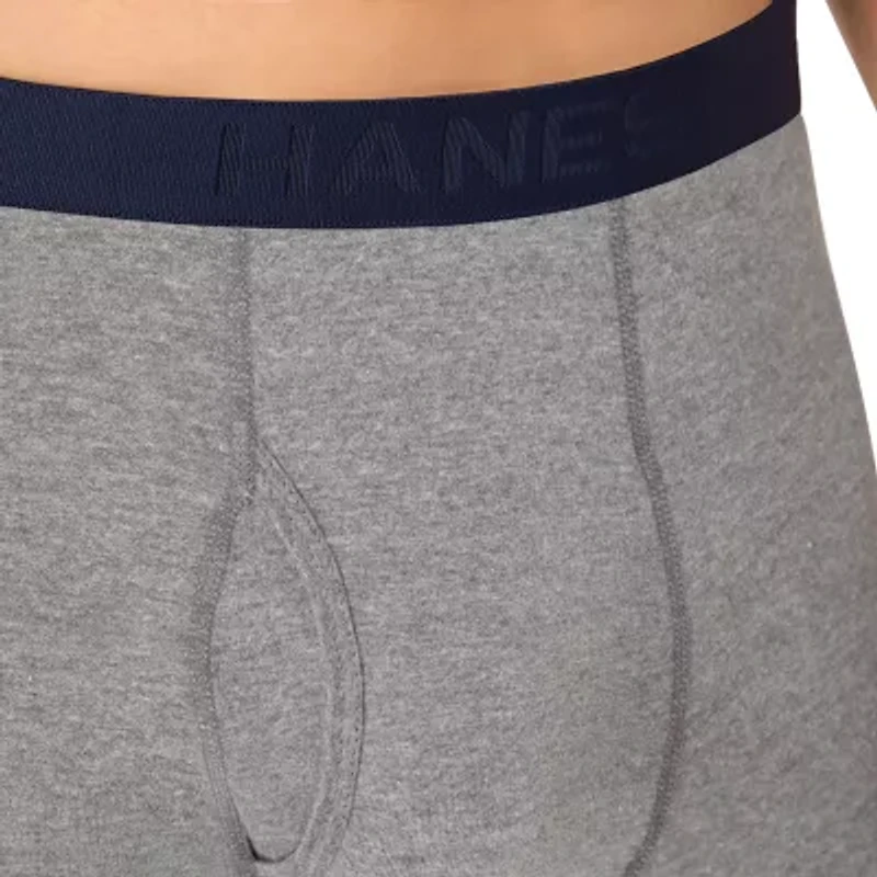 Hanes Mens 4 Pack Boxer Briefs Ubbbz4