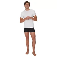 Hanes Mens 4 Pack Short Sleeve Crew Neck Moisture Wicking T-Shirt