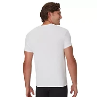 Hanes Mens 4 Pack Short Sleeve Crew Neck Moisture Wicking T-Shirt
