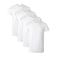 Hanes Mens 4 Pack Short Sleeve Crew Neck Moisture Wicking T-Shirt