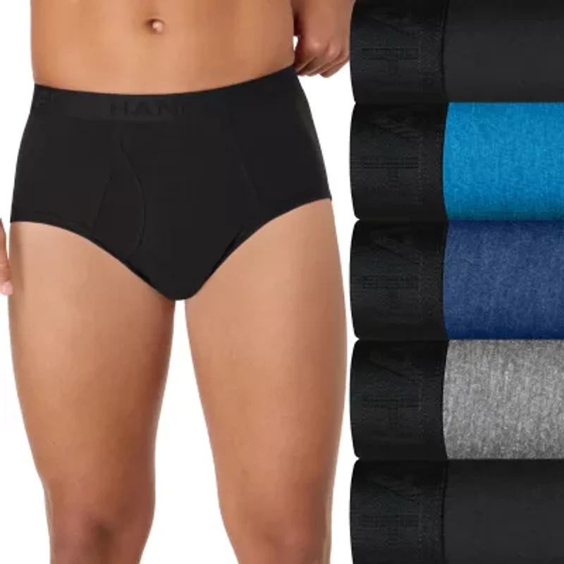 Hanes Mens 5 Pack Briefs Ubbfz5