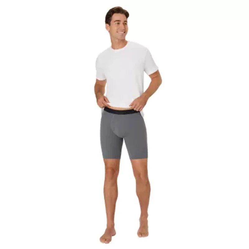 Hanes Mens 4 Pack Support Pouch Boxer Briefs Ufsll4
