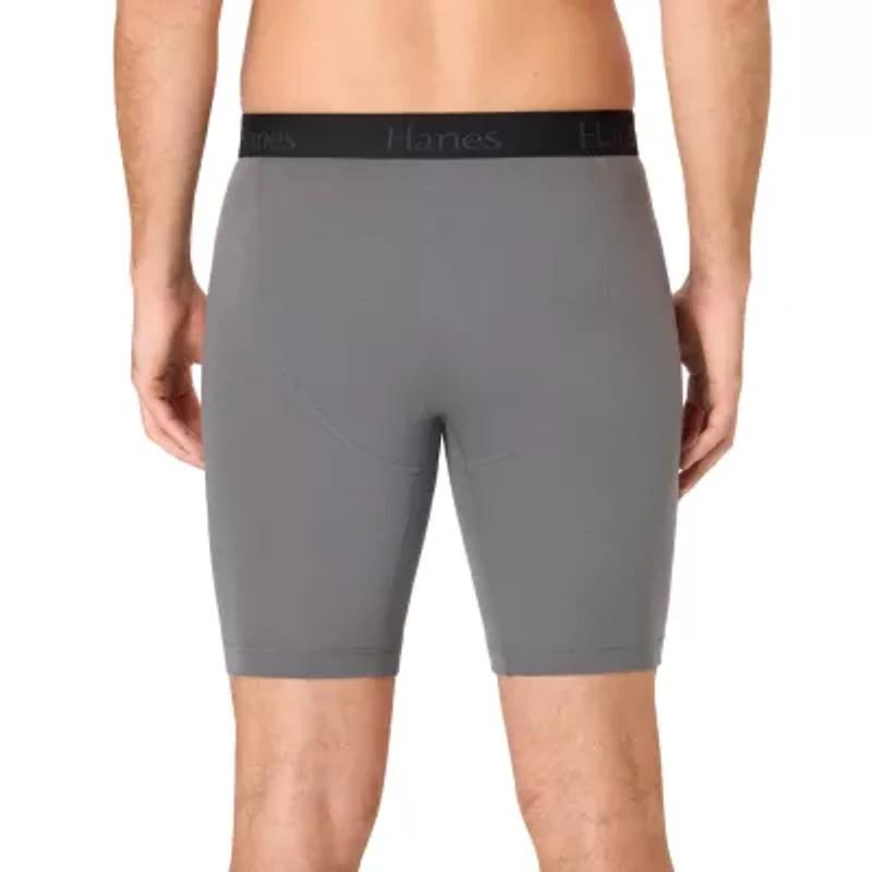 Hanes Mens 4 Pack Support Pouch Boxer Briefs Ufsll4
