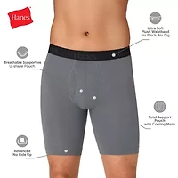 Hanes Mens 4 Pack Support Pouch Boxer Briefs Ufsll4