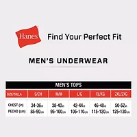 Hanes Mens U Neck Sleeveless 7 Pack Tank