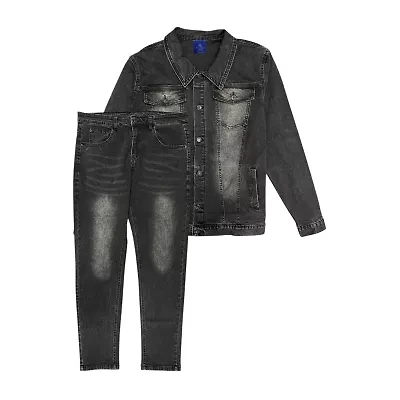 Royal Threads Mens Long Sleeve Tuxedo Set
