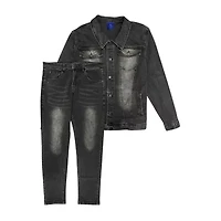 Royal Threads Mens Long Sleeve Tuxedo Set
