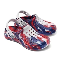 joybees® Americana Collection Unisex Adult Round Closed Toe Clogs