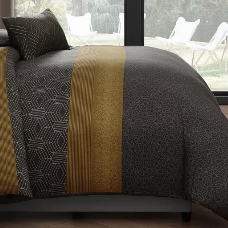 Bebejan Golden Hex 5-pc. Reversible Comforter Set