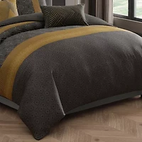 Bebejan Golden Hex 5-pc. Reversible Comforter Set