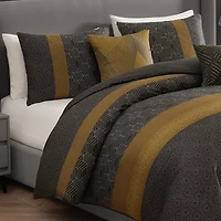 Bebejan Golden Hex 5-pc. Reversible Comforter Set