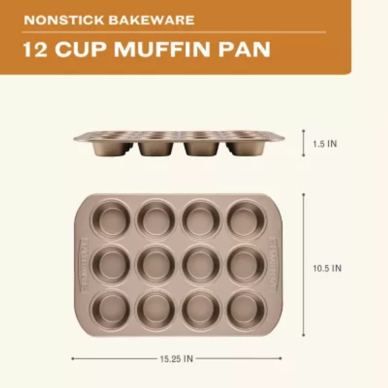 Farberware Bakeware 12-Cup Non-Stick Muffin Pan