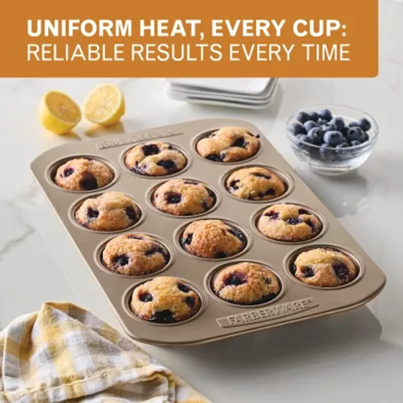 Farberware Bakeware 12-Cup Non-Stick Muffin Pan