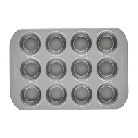 Farberware Bakeware Non-Stick 12-Cup Muffin Pan with Lid