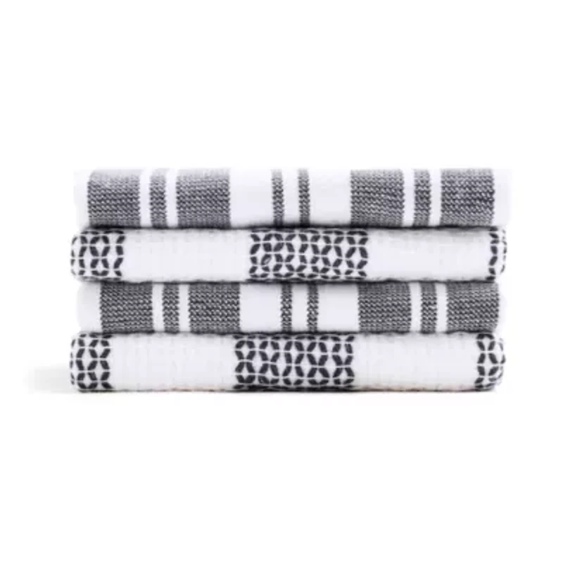 Cooks Stripe 4-pc. Kitchen Towel Set