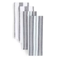 Cooks Stripe 4-pc. Kitchen Towel Set