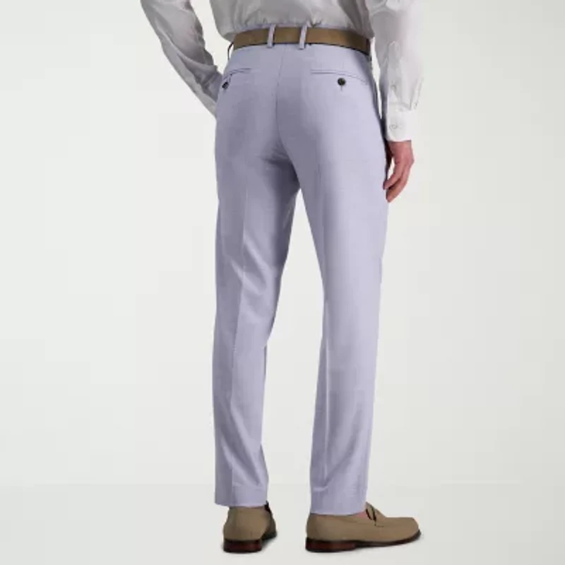 Haggar JMH Mens Stretch Fabric Slim Fit Flat Front Suit Pant