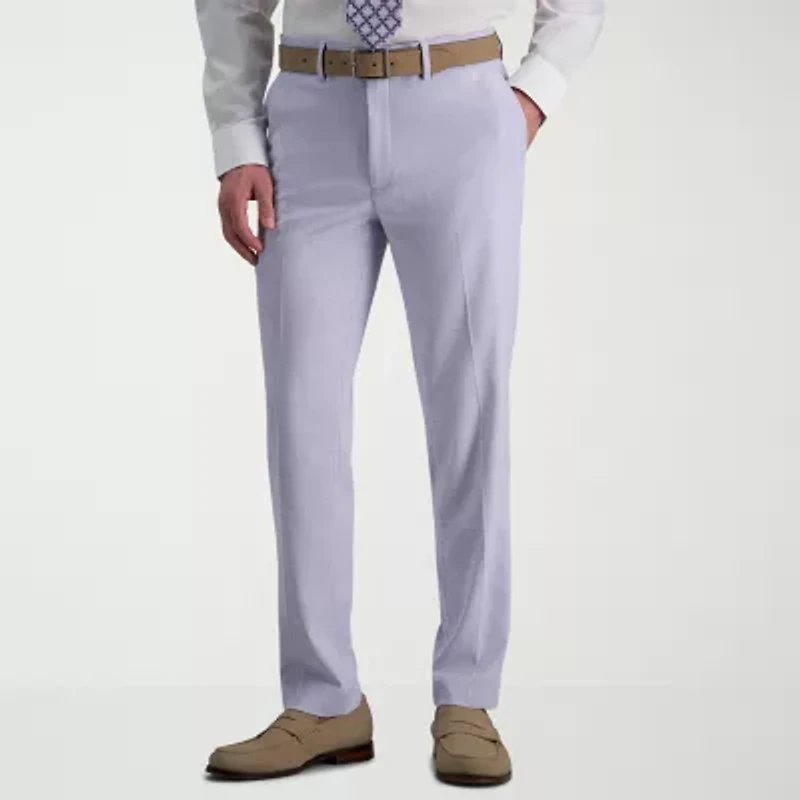 Haggar JMH Mens Stretch Fabric Slim Fit Flat Front Suit Pant
