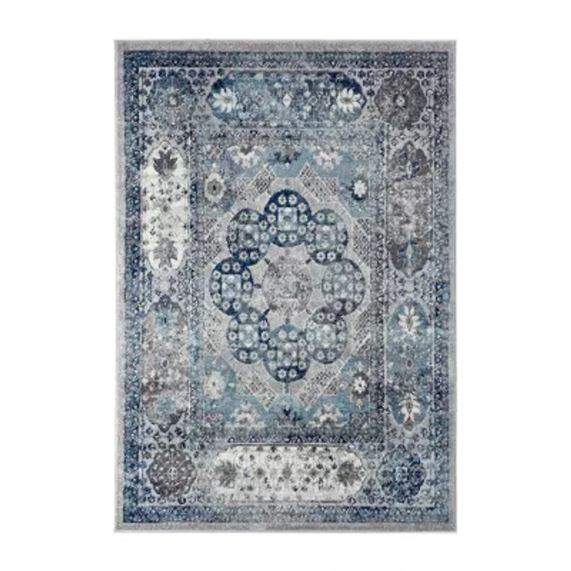 Alexandria 3 Bordered Indoor Rectangular Area Rug