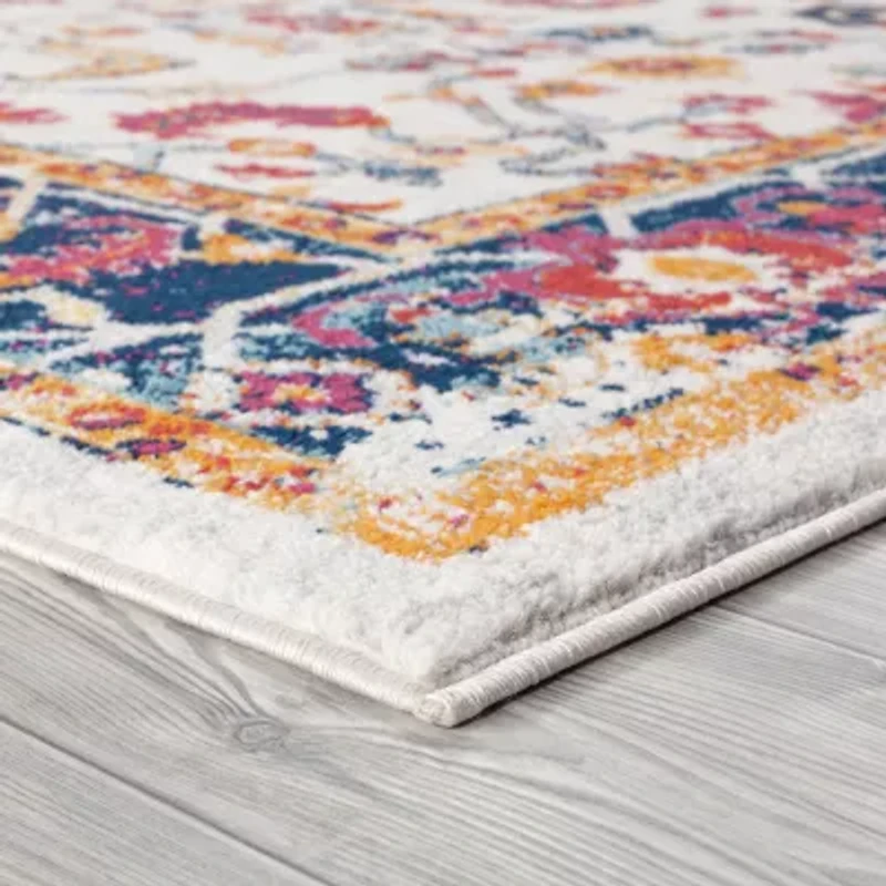 Alexandria Bordered Indoor Rectangular Accent Rug