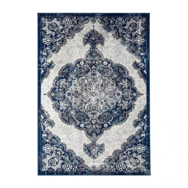 Alexandria 5 Medallion Indoor Rectangular Accent Rug
