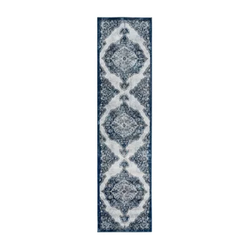 Alexandria 5 Medallion Indoor Rectangular Accent Rug