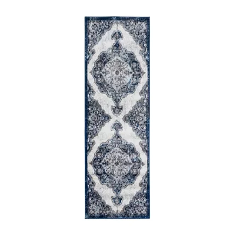 Alexandria 5 Medallion Indoor Rectangular Accent Rug