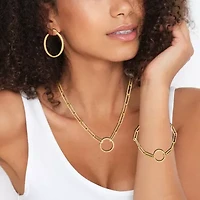Silver Reflections Womens 14K Gold Over Brass 3-pc. Jewelry Set