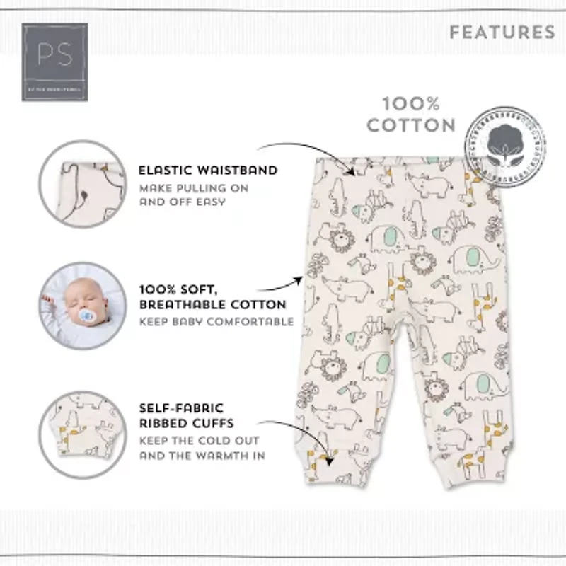 The Peanutshell Baby Unisex Tapered Regular Fit Pull-On Pant
