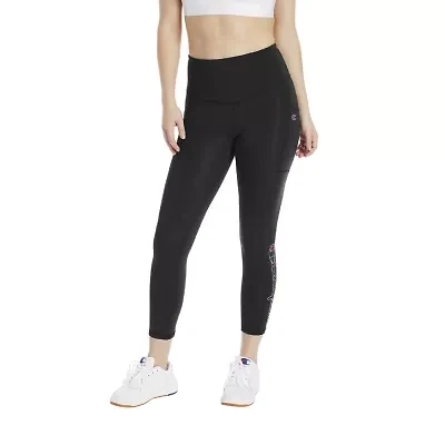Champion Womens Moisture Wicking High Rise 23" 7/8 Ankle Legging