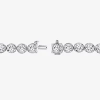7 Ct.T.W. (H-I / I1) Womens Lab Grown White Diamond 10K White Gold 7.25 Inch Tennis Bracelet