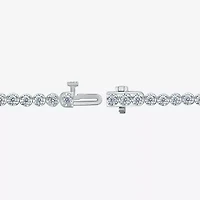 H-I/ I1) Womens CT. T.W. Lab Grown White Diamond 10K Gold 7.25 Inch Tennis Bracelet