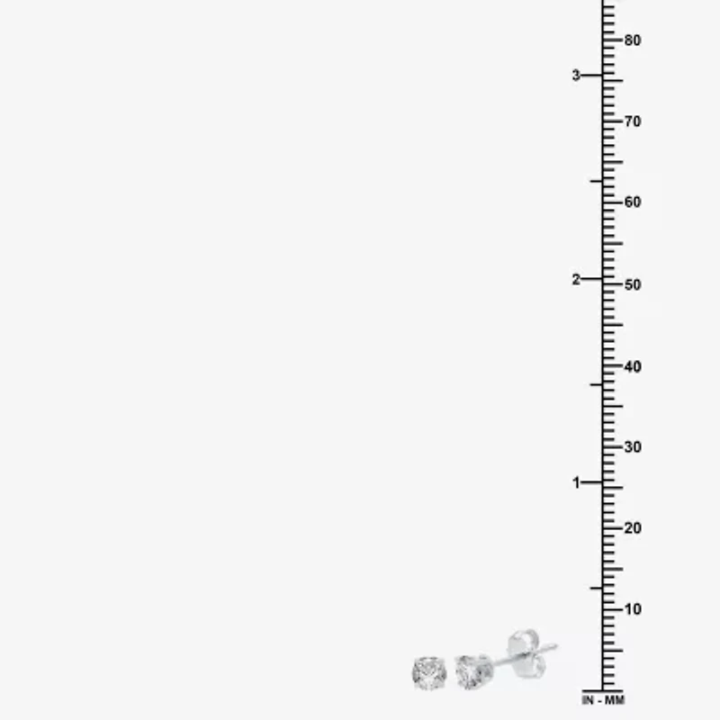 Ever Star / CT. T.W. Lab-Grown (G / SI1-SI2) Diamond 10K or 14K Gold Round Stud Earrings