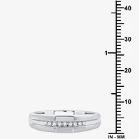 (H-I / I1) I Said Yes 1/10 CT. T.W. Lab Grown White Diamond Wedding Band