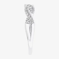 (G / Si2) Womens 1/4 CT. T.W. Lab Grown White Diamond 10K Gold Wedding Band