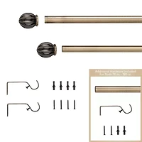 Fieldcrest Claremore 1 IN Adjustable Curtain Rod