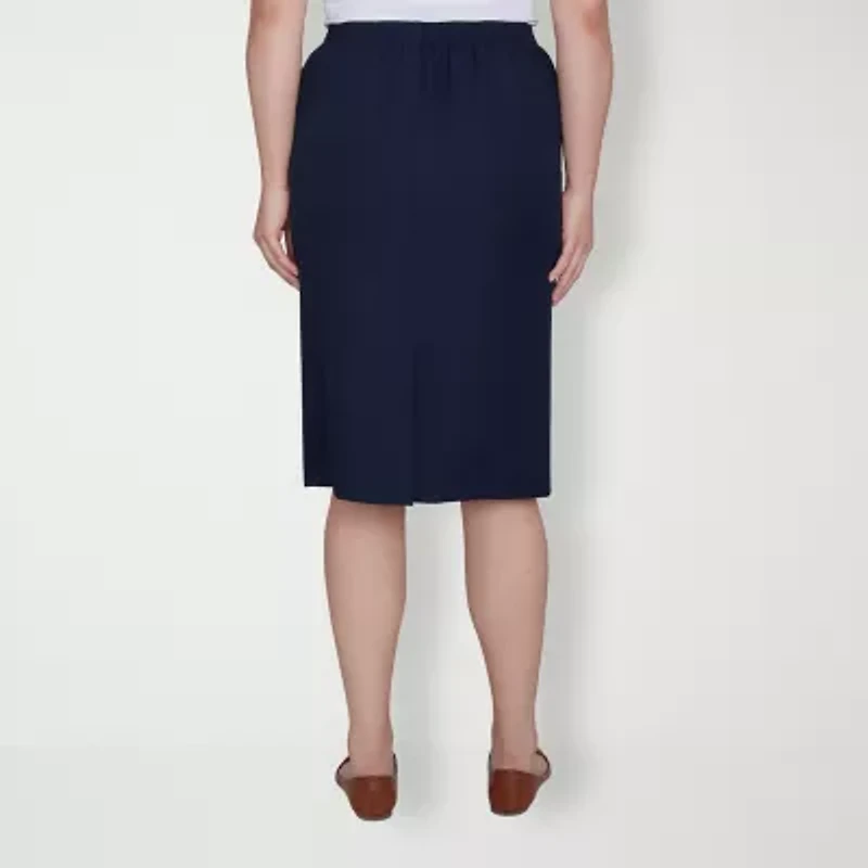 Alfred Dunner Classics Womens Pencil Skirt