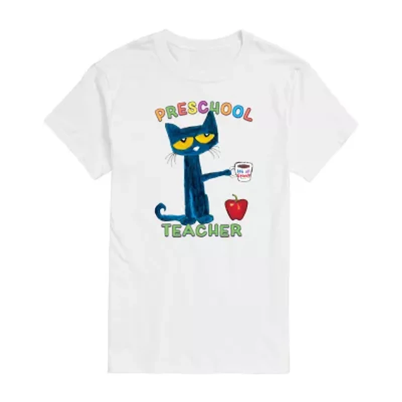Mens Short Sleeve Pete the Cat Graphic T-Shirt