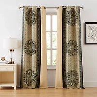 Stratford Park Austin Grommet Top Light-Filtering Set of 2 Curtain Panel