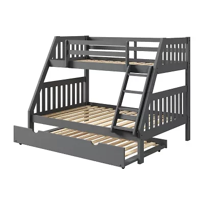 Austin Mission Twin over Full Bunk Bed with Trundle