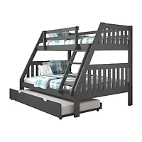 Austin Mission Twin over Full Bunk Bed with Trundle