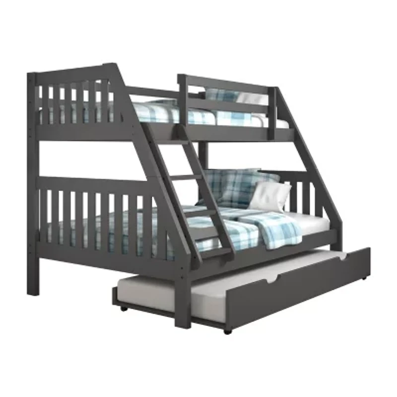 Austin Mission Twin over Full Bunk Bed with Trundle