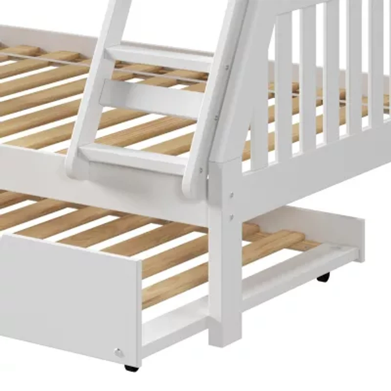 Austin Mission Twin over Full Bunk Bed with Twin Trundle