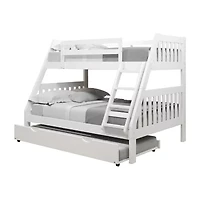 Austin Mission Twin over Full Bunk Bed with Twin Trundle
