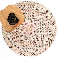 Capel Inc. Vivid Multi Braided Reversible Indoor Round Area Rug