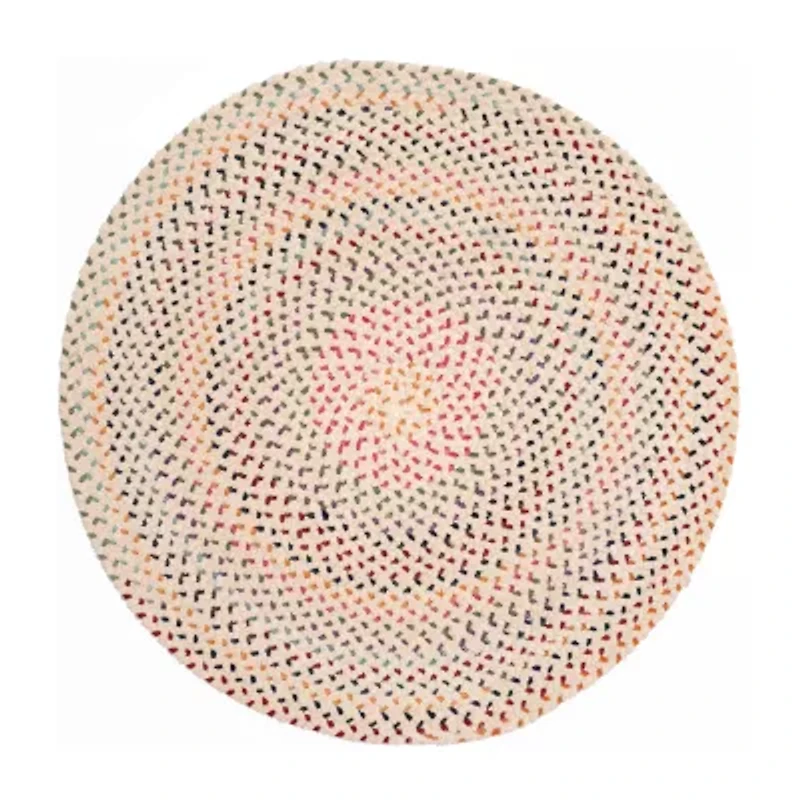 Capel Inc. Vivid Multi Braided Reversible Indoor Round Area Rug