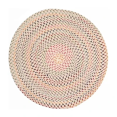 Capel Inc. Vivid Multi Braided Reversible Indoor Round Area Rug