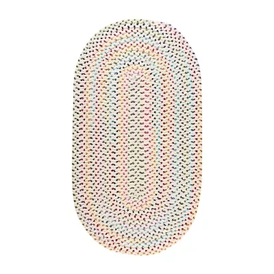 Capel Inc. Vivid Multi Braided Reversible Indoor Oval Accent Rug