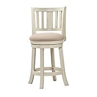 Counter Height Upholstered Swivel Bar Stool